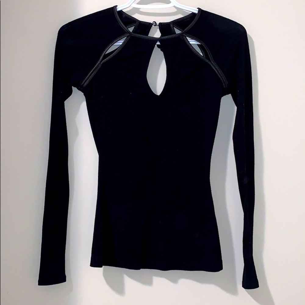 Guess Top with leather trim